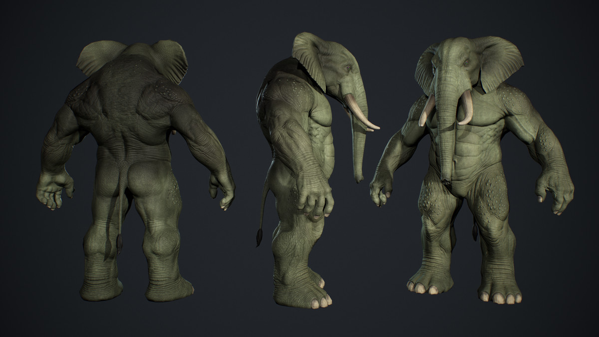 Elephant Humanoid