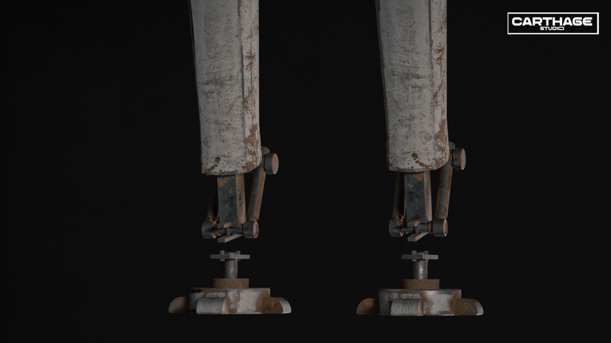 Dome‑Head Security Robot NPC