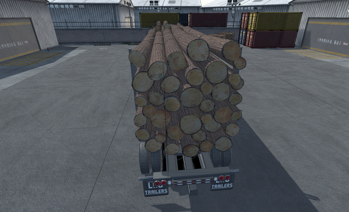 Cabover log truck