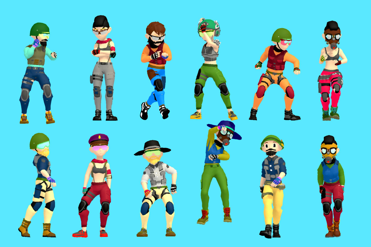 Stylized Military Characters Pack