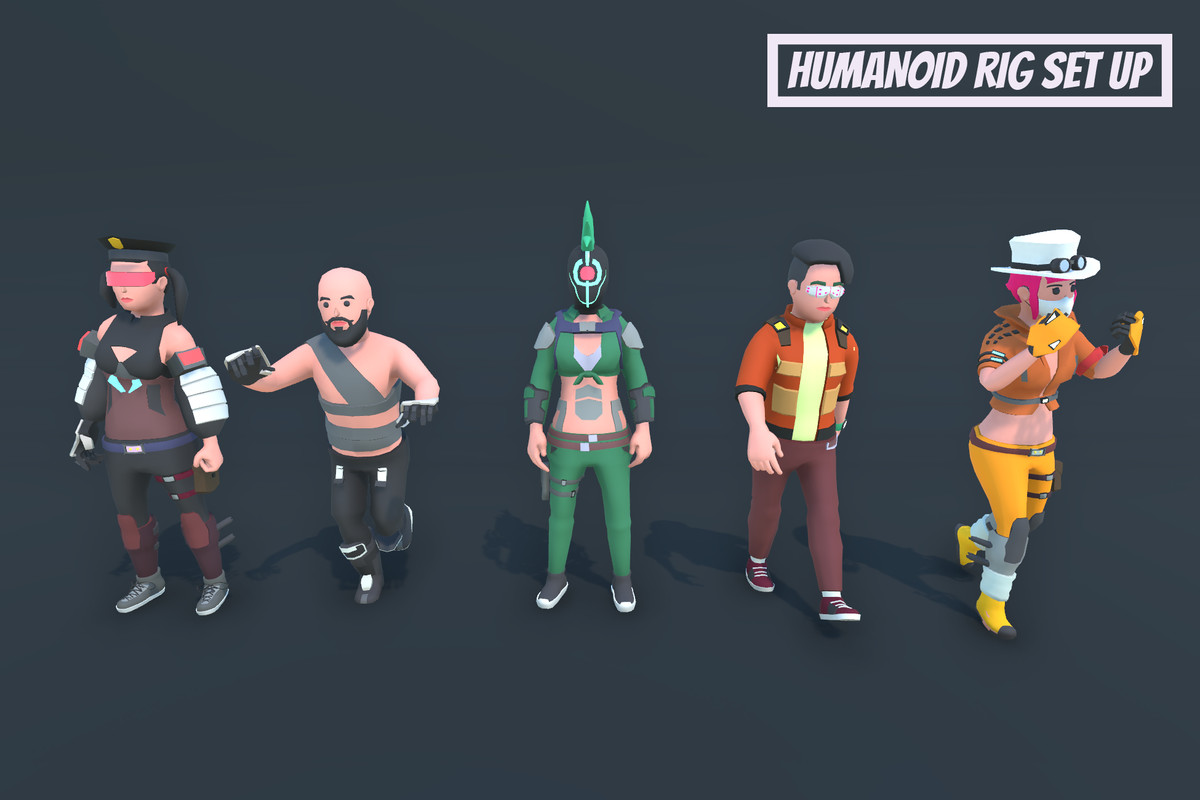 Customizable 3D Characters Ultimate Bundle
