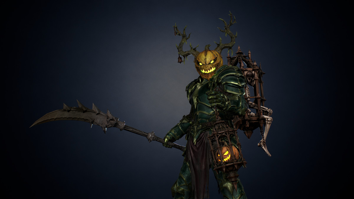 Pumpkin Reaper – Dark Fantasy Halloween Character