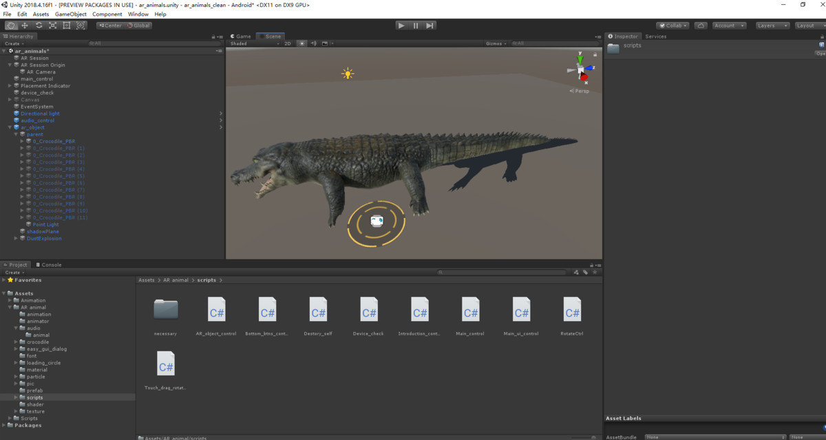 AR Animals - Complete Game Template