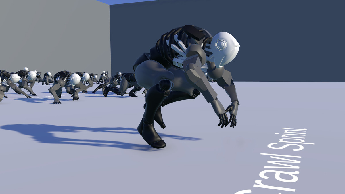 Crawling Ghoul Animations
