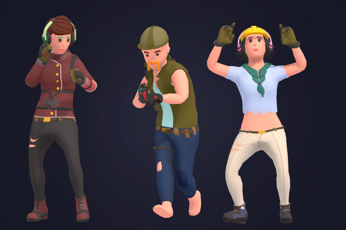 Customizable 3D Battle Royale Characters Vol 3