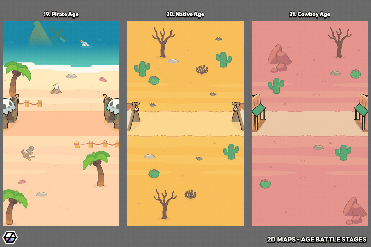 2D Maps - Age Battle Stages