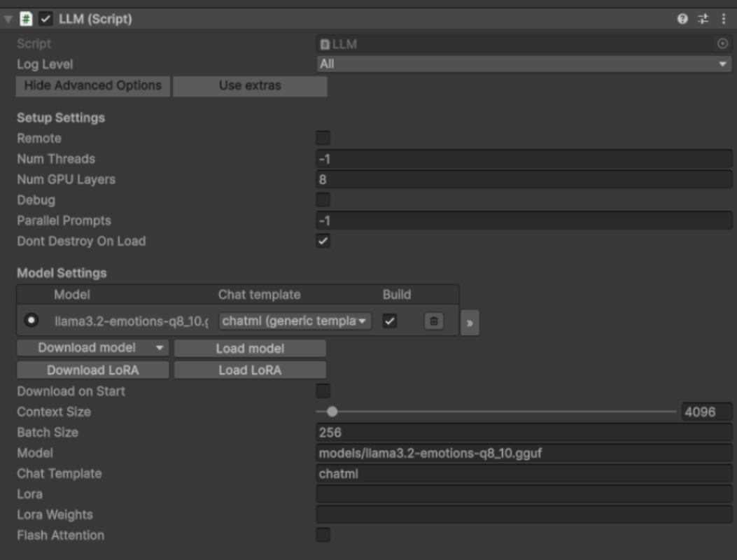 Local, On-Device LLM for NPCs - Dialogue and Intelligence - GladeCore