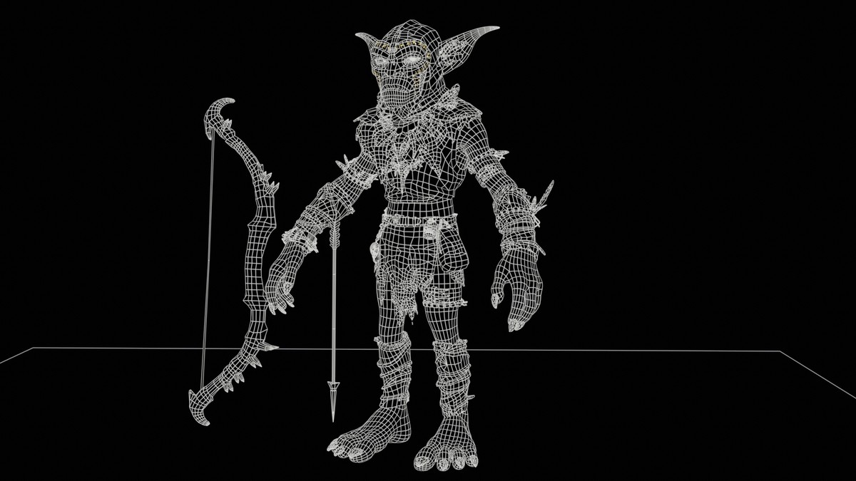 Goblin Archer Game Ready