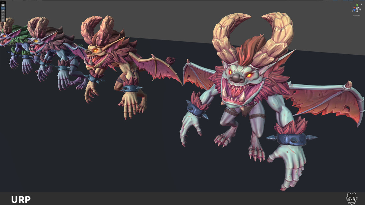 Stylized Fantasy Character (Morvane Duskwing)
