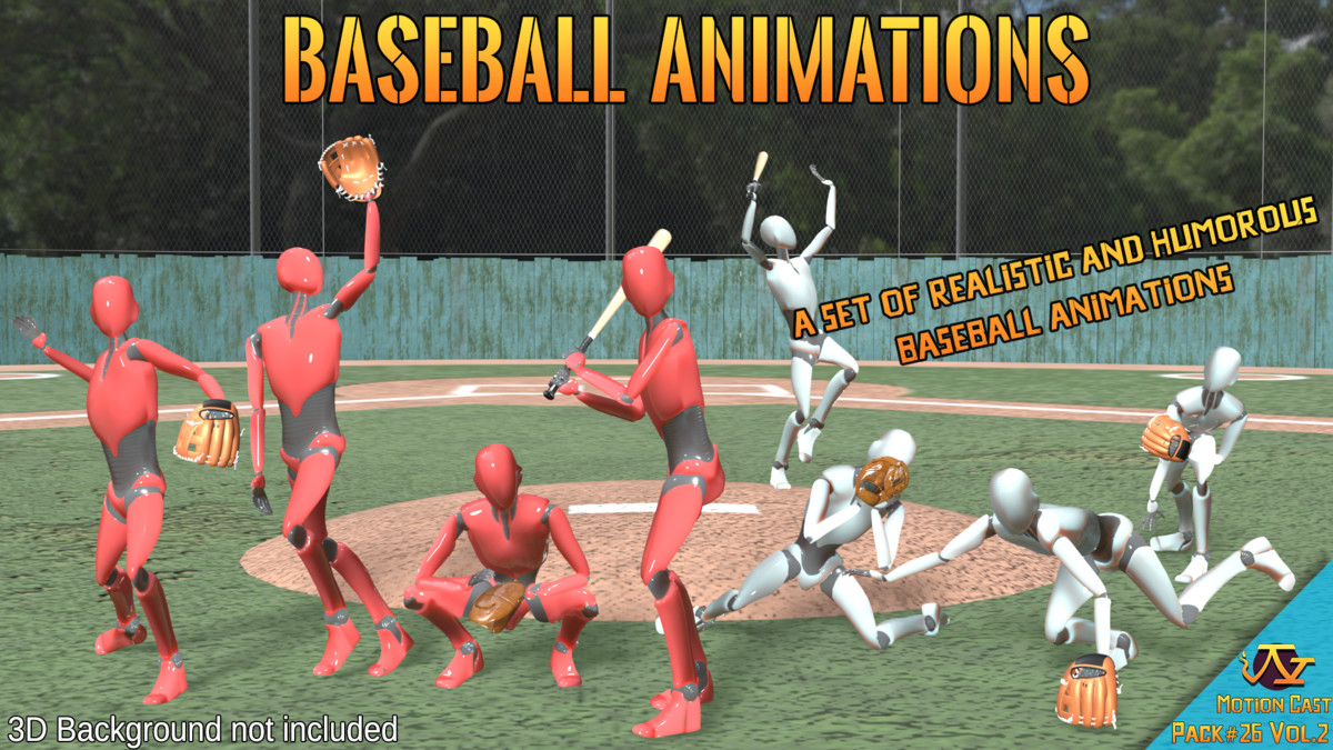 Baseball animations (Motion Cast#26 Vol.2)