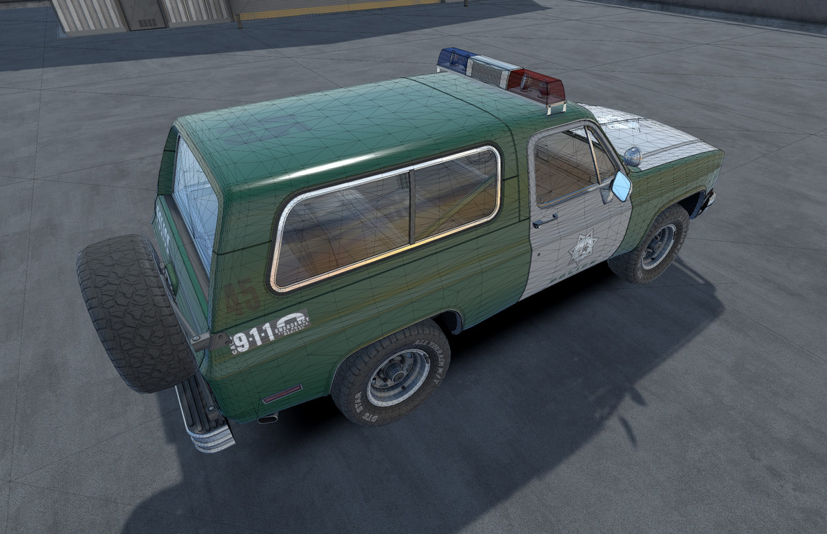 80s Offroad police car