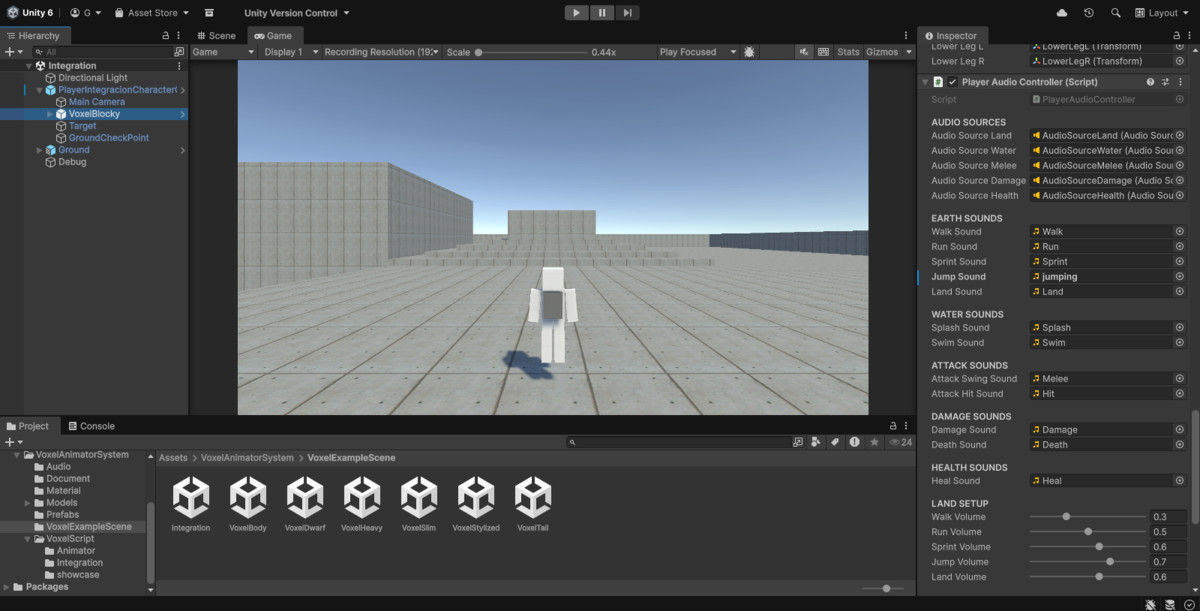 Voxel Character Animator - Procedural Animation System