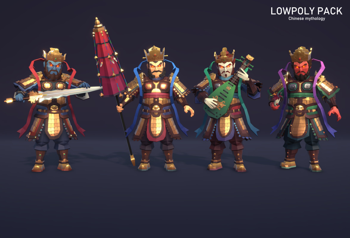 LowpolyPack_Chinese mythology