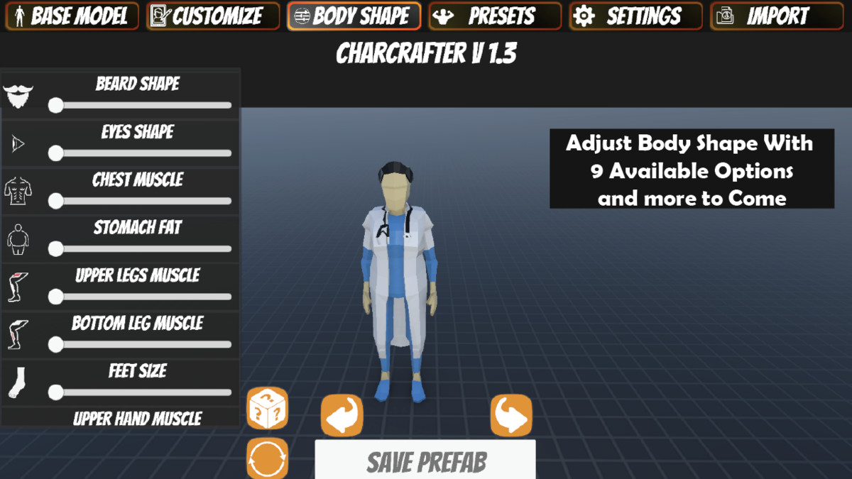 CharCrafter Pro - Moduler Low-Poly Character Creation