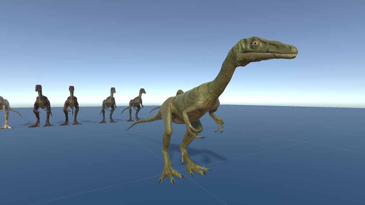 Dinosaur-Compsognathus - 110 Animations