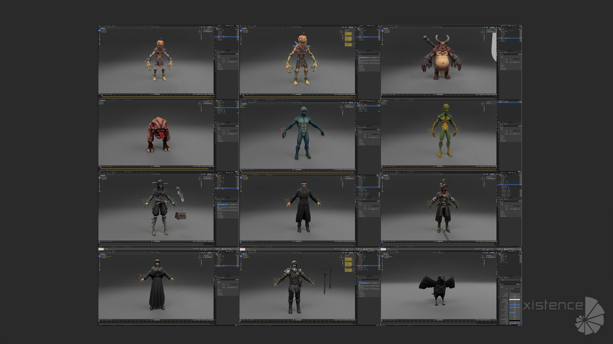 12 in 1 Massive Bundle - Stylized Fantasy Creature - Part 2