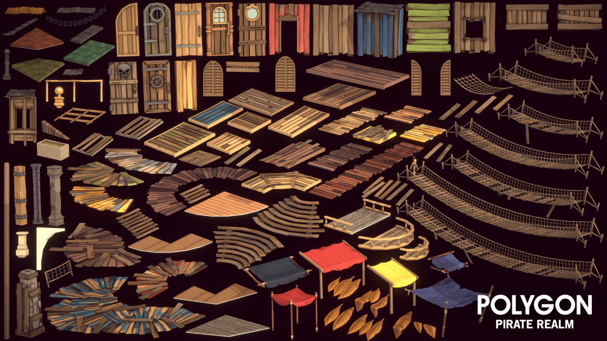 POLYGON - Pirate Realm - Art by Synty