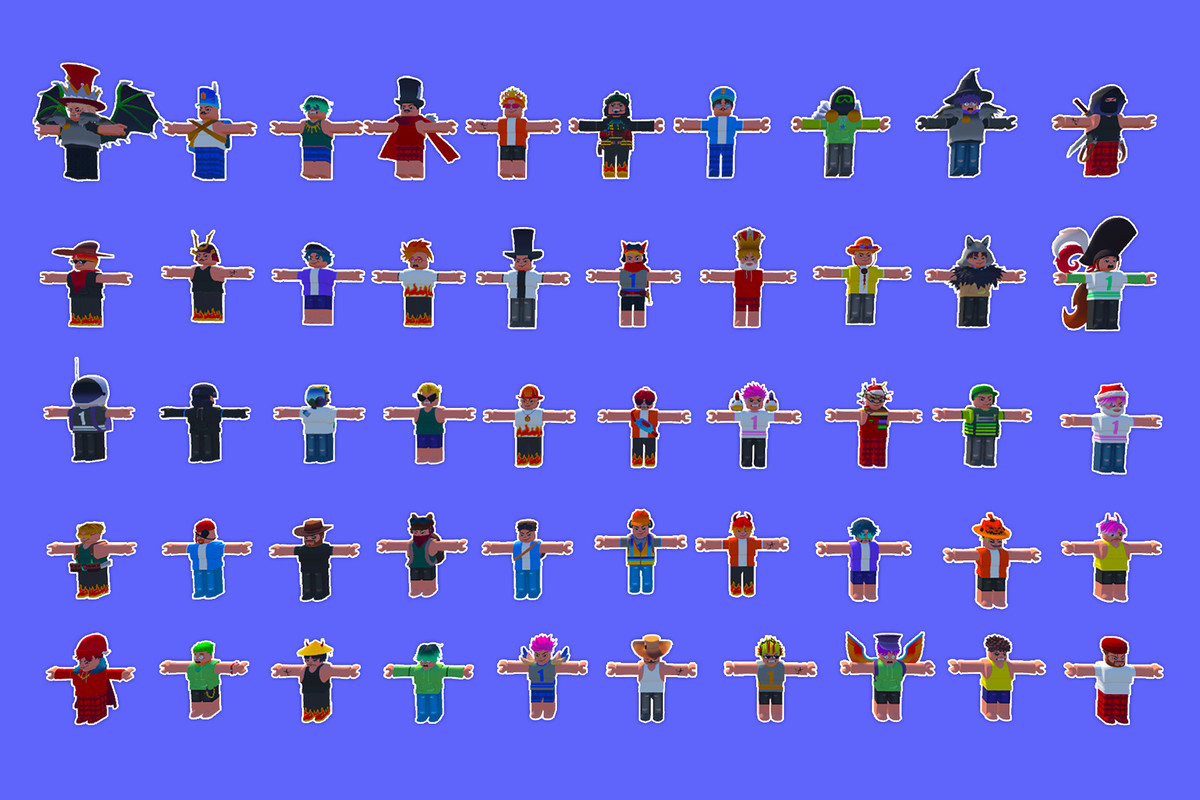 Obby Game Characters Mega Pack