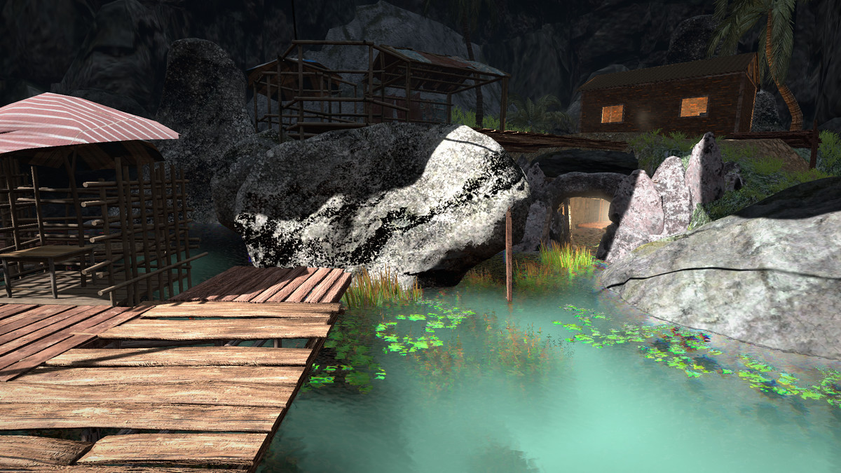 South Pacific Island - Map