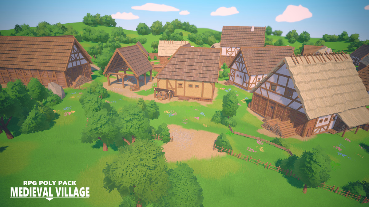 RPG Poly Pack - Medieval Village
