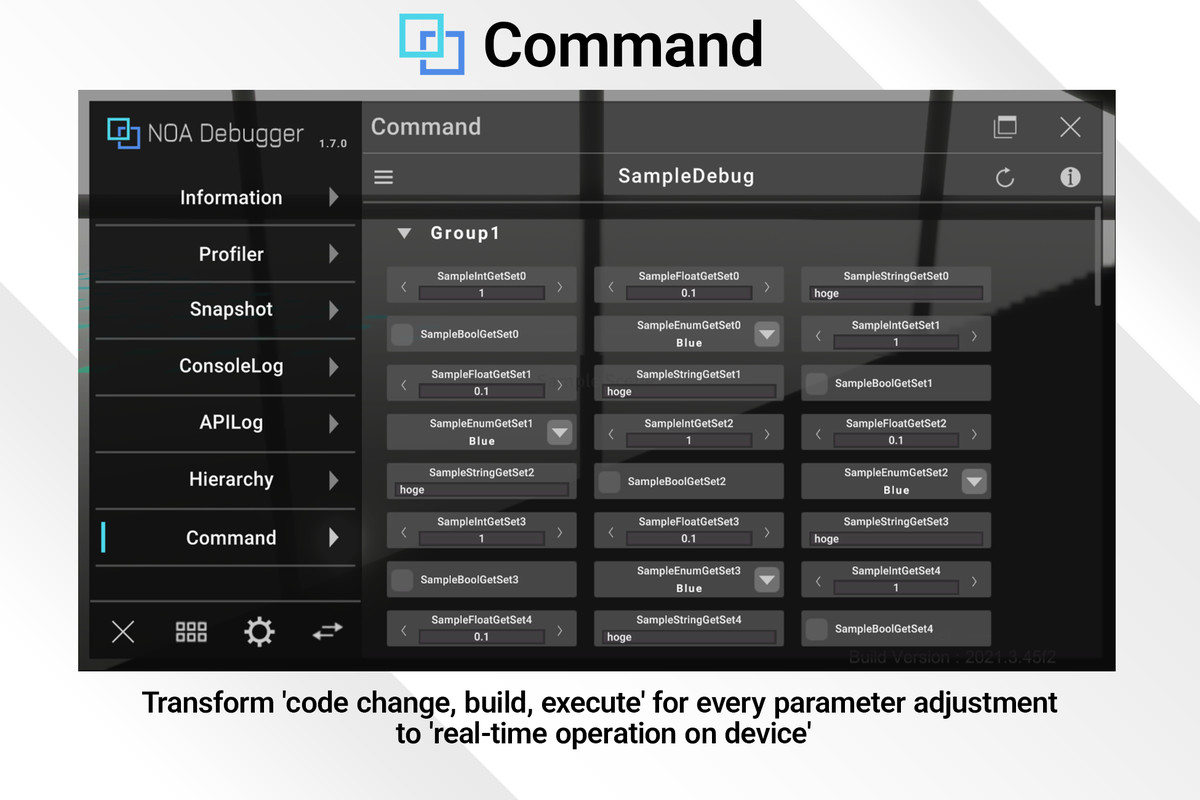 NOA Debugger for Unity