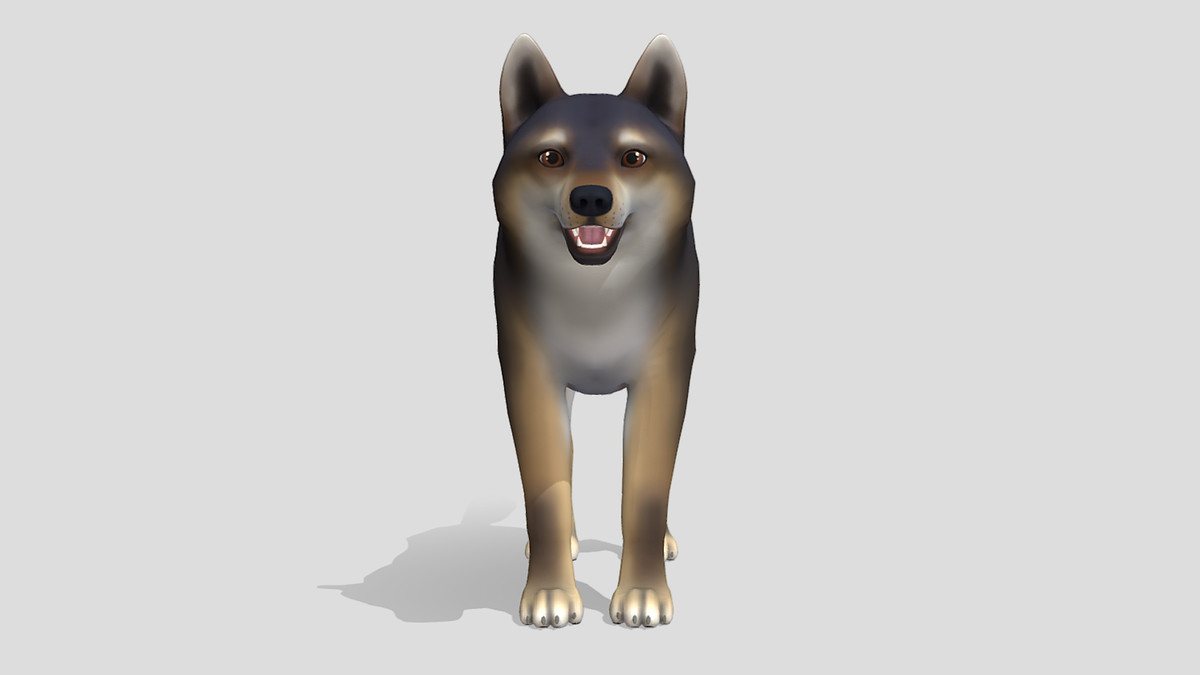 Cartoon - Wolf