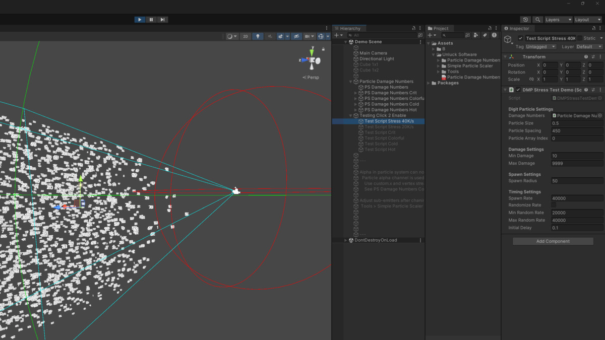 Damage Numbers Extreme Performance