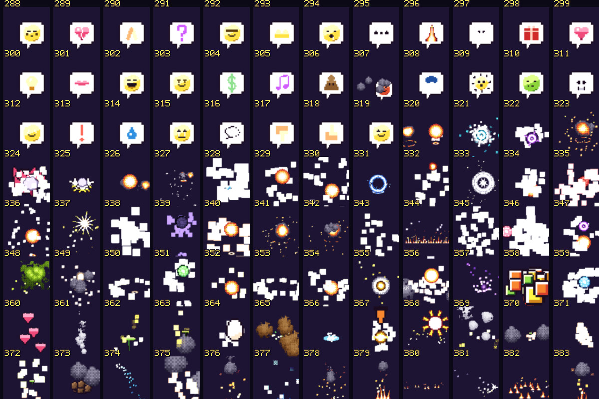 Pixel VFX Mega Pack — 1000 Pixel Art Effects