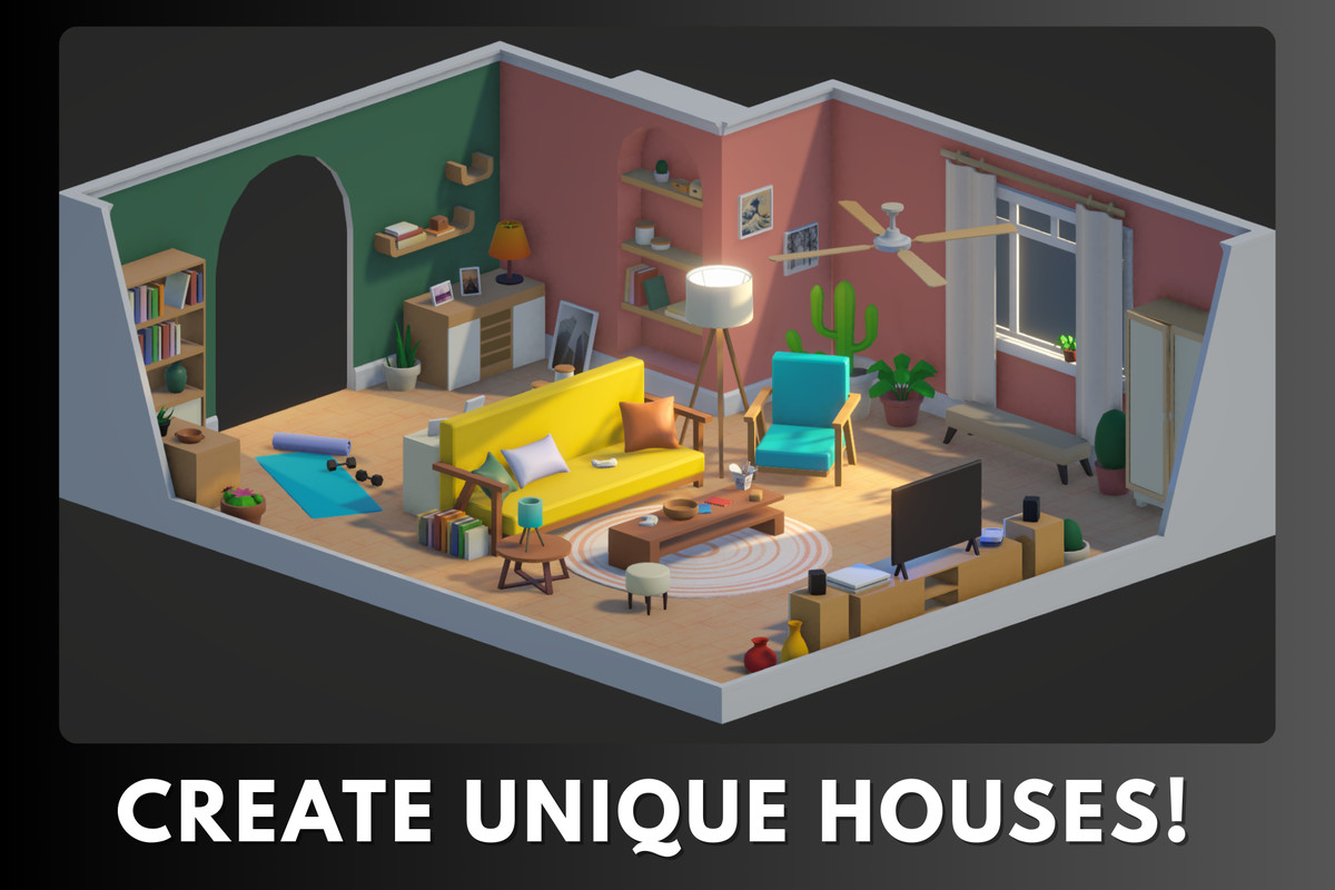 Low Poly Interior Houses – Modular Home Assets Pack