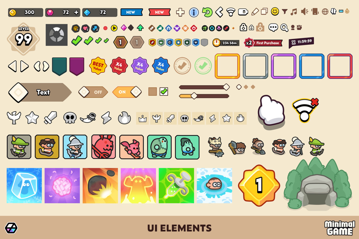 GUI Pro - Minimal Game Light