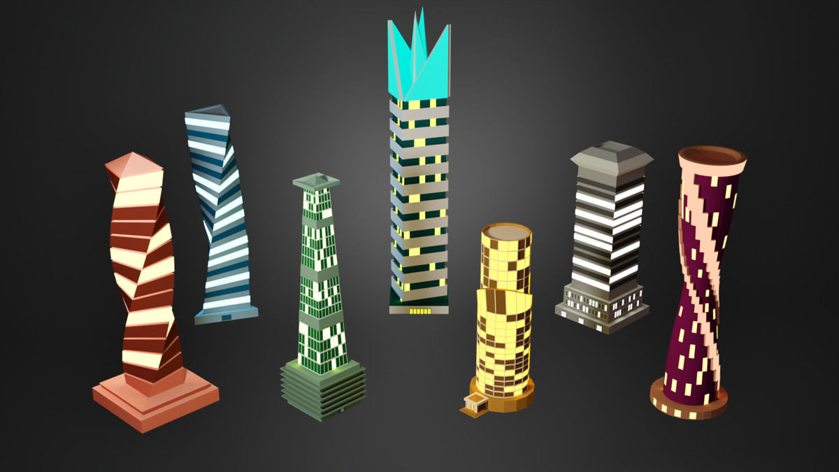 Low Poly City Pack - Mini World Studio