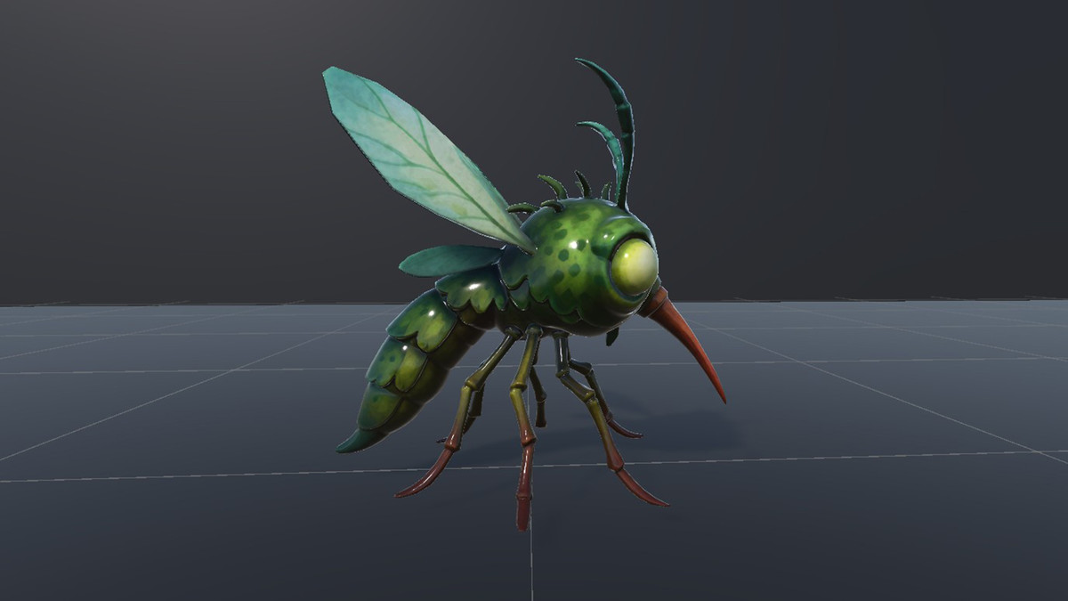 Mosquito - Game ready character.