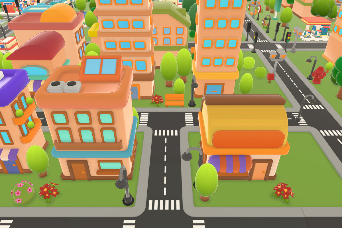 Cozy City - Chibi Stylized City Buildings