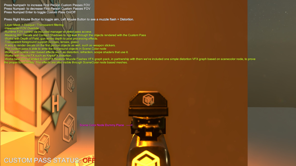 H_RenderObjects Custom Pass for HDRP