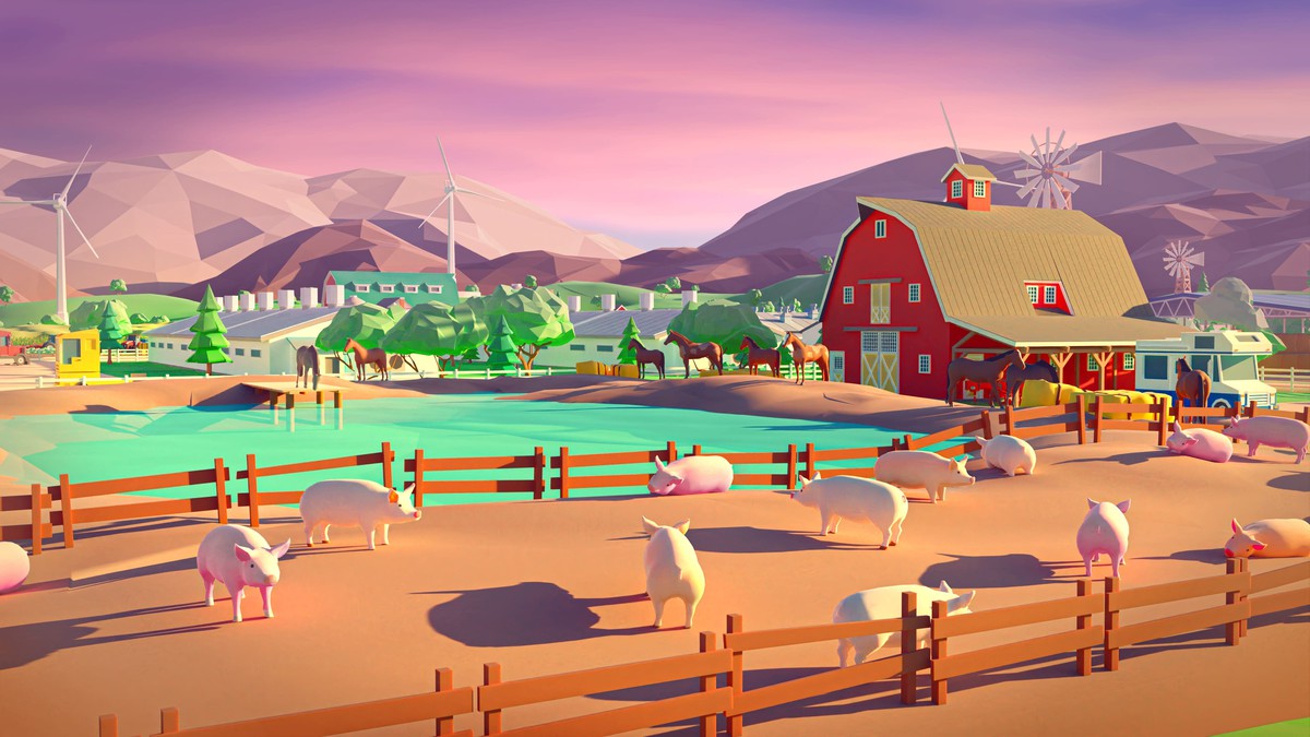 Farm - Low Poly 3D Models Pack