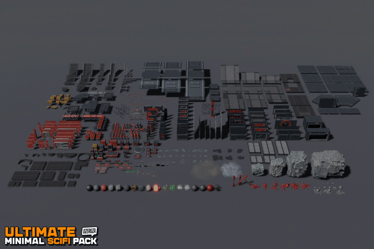 Ultimate Minimal Scifi Pack