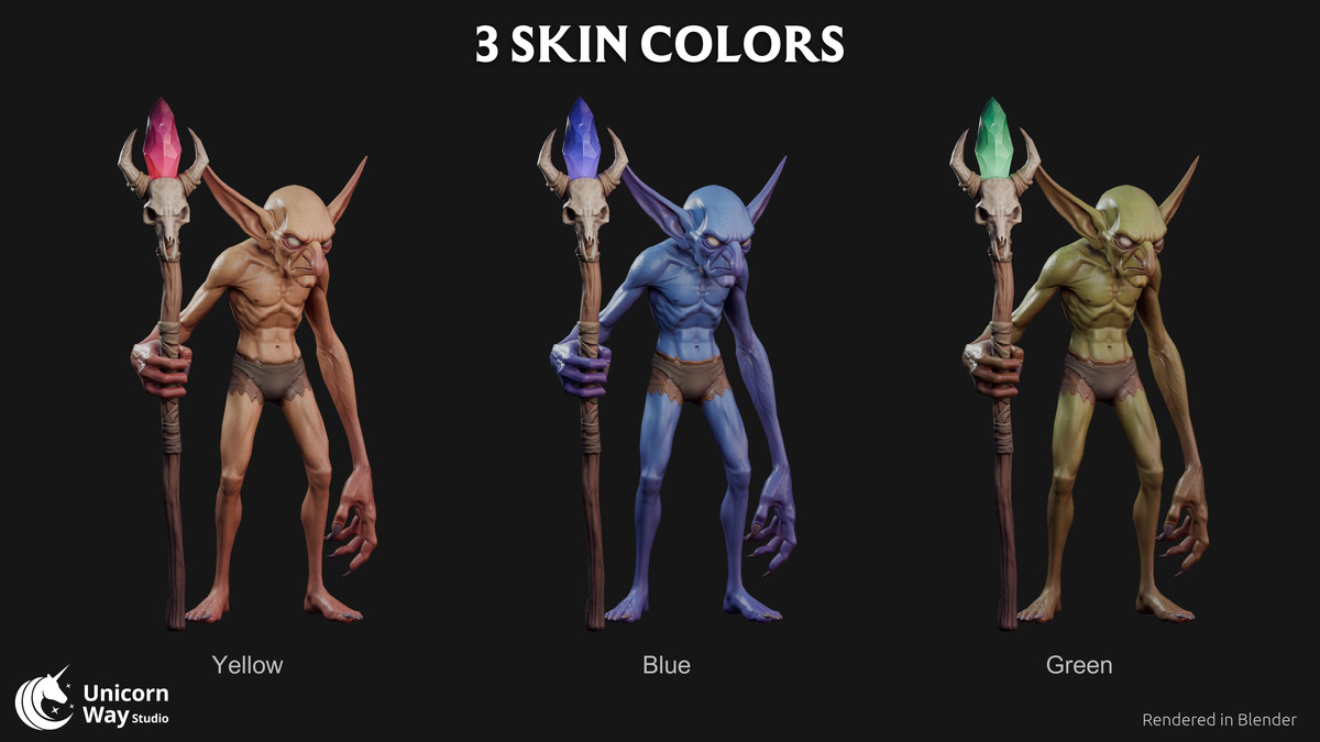 Stylized Goblin Shaman Outfit