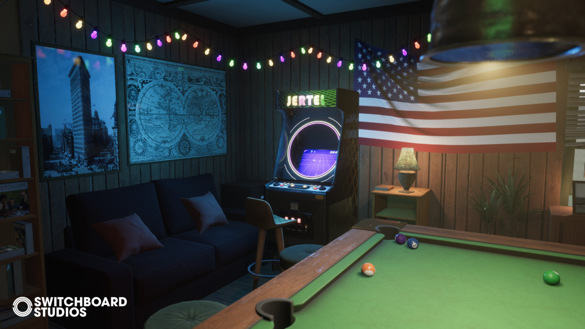 Board Game Room Interior