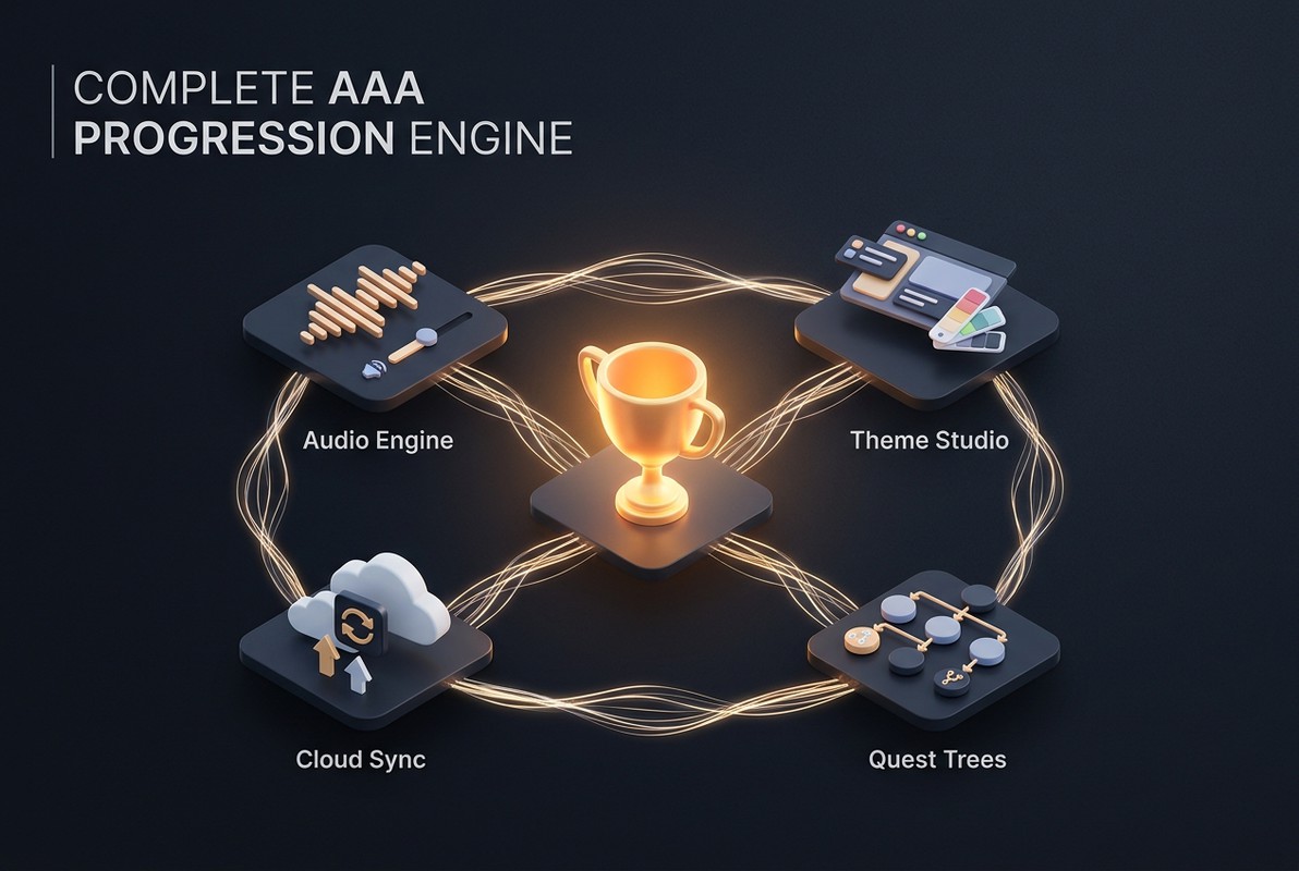 ACHIEVE PRO - Ultimate Progression, Quest Tree & Achievement Engine
