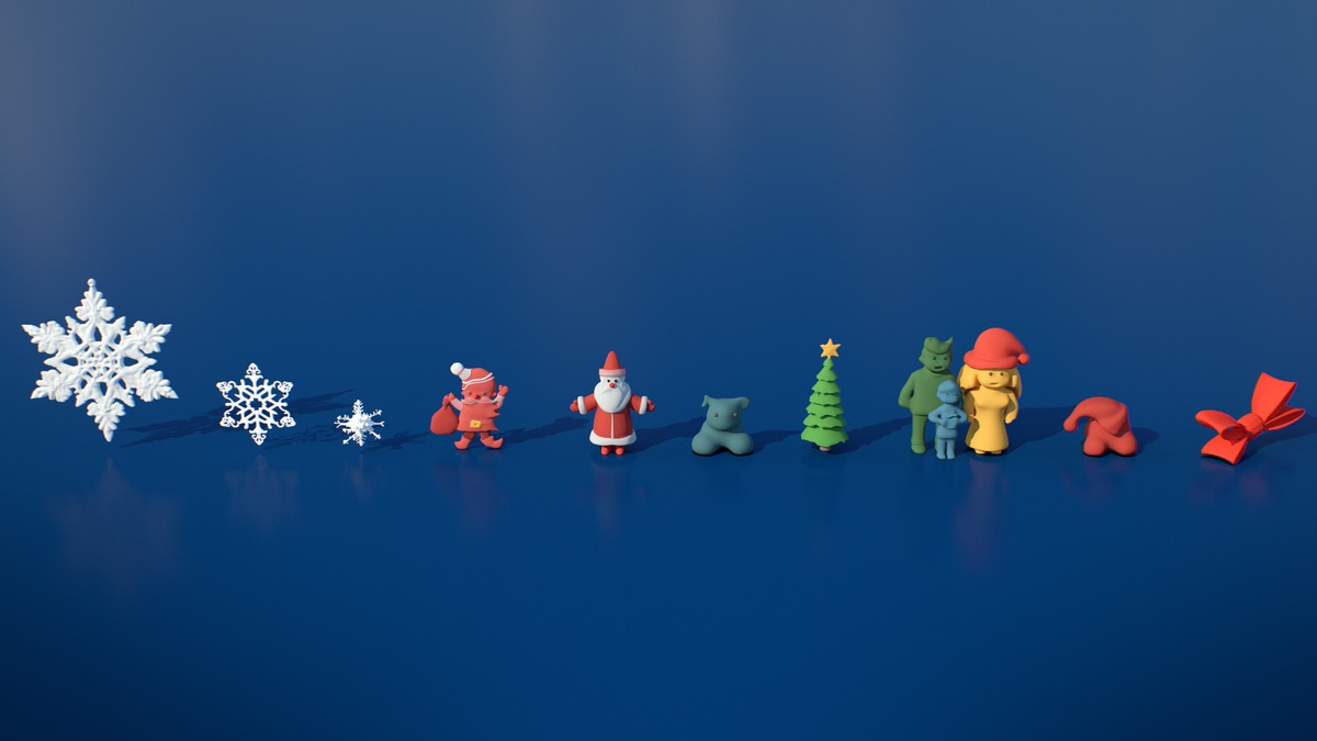 Stylized Lowpoly Winter City Asset Pack