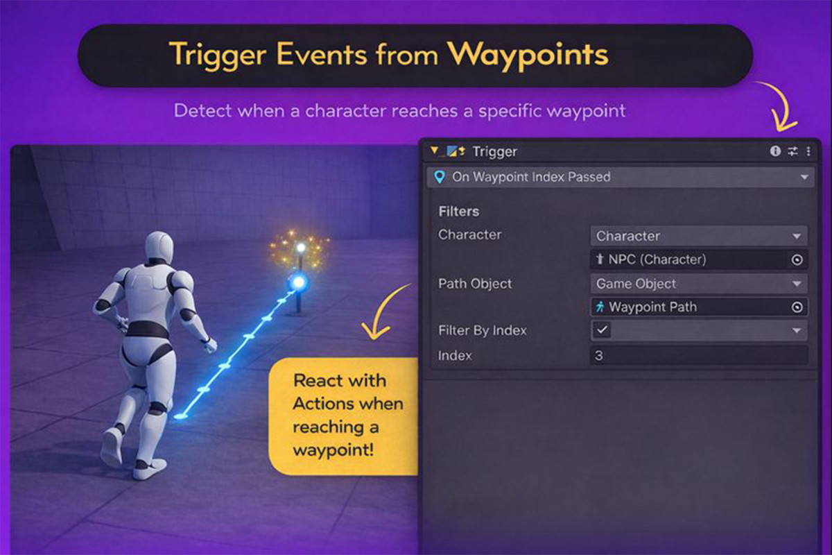 Smart Waypoints for Game Creator 2