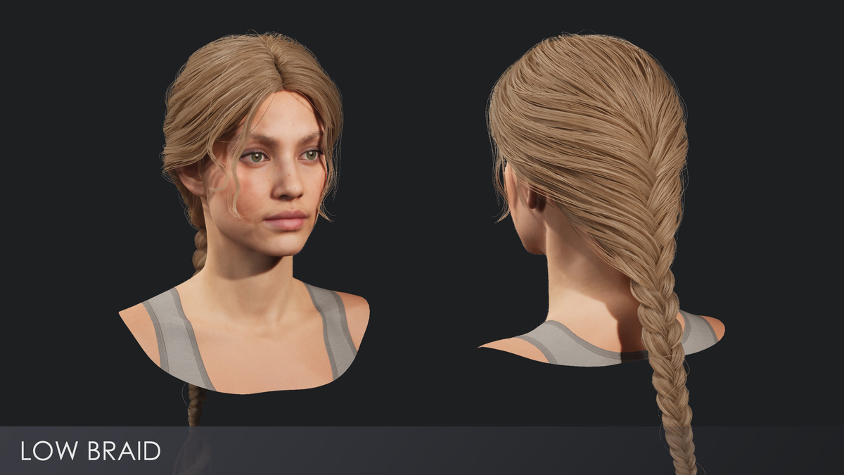 ULTIMATE HAIRSTYLE PACK 2026 | 20 PIECES | REALISTIC | Rigged hair, low-poly