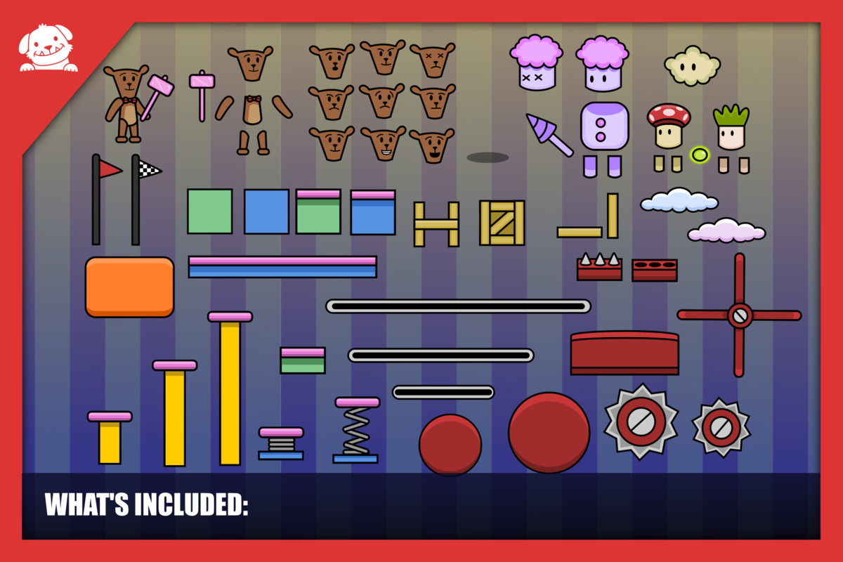 Simple 2D Platformer Assets Art Kit