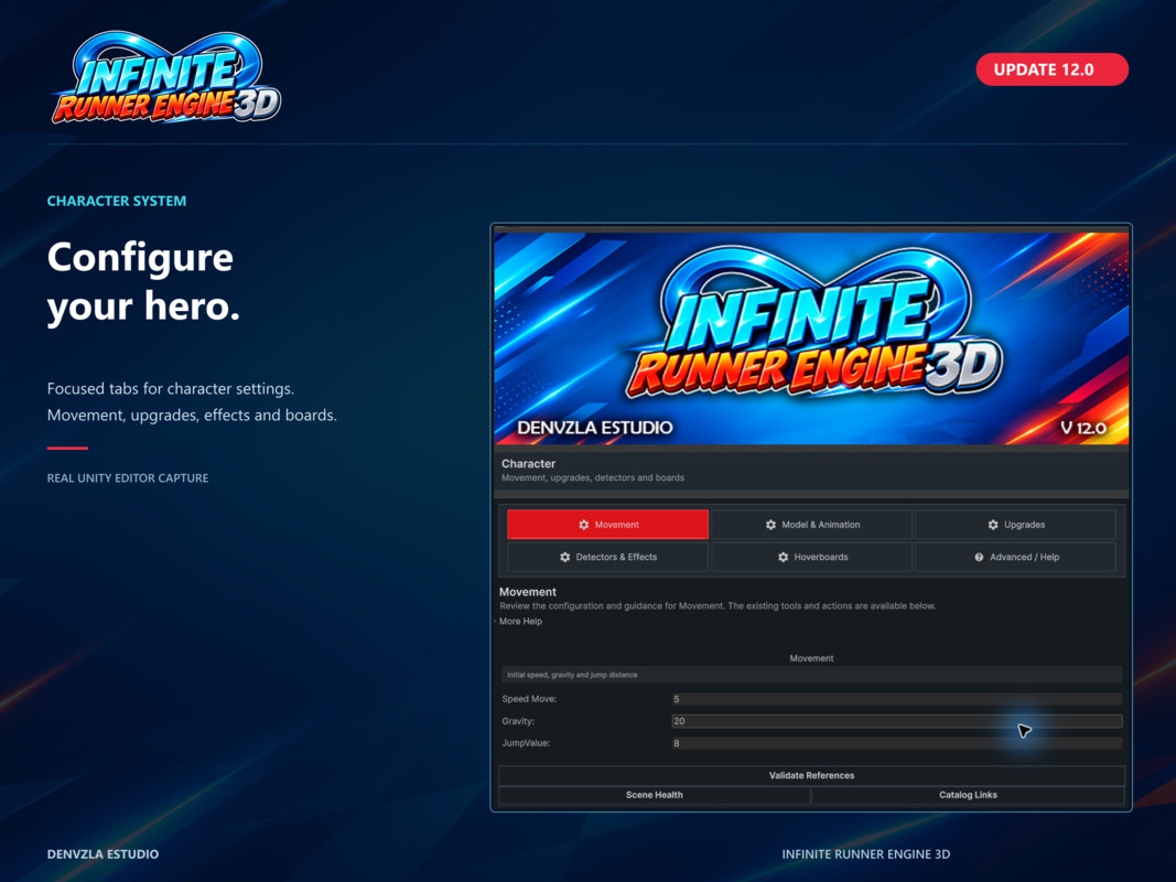 Infinite Runner Engine 3D