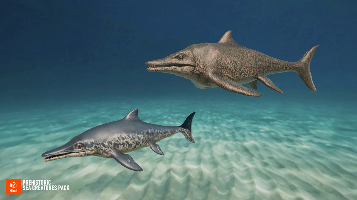 Prehistoric Sea Creatures Pack