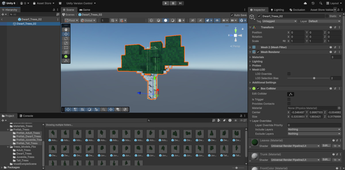 Voxel Tree Pack – Albedul