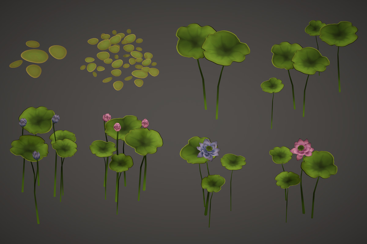 Stylized Fantasy Vegetation 9