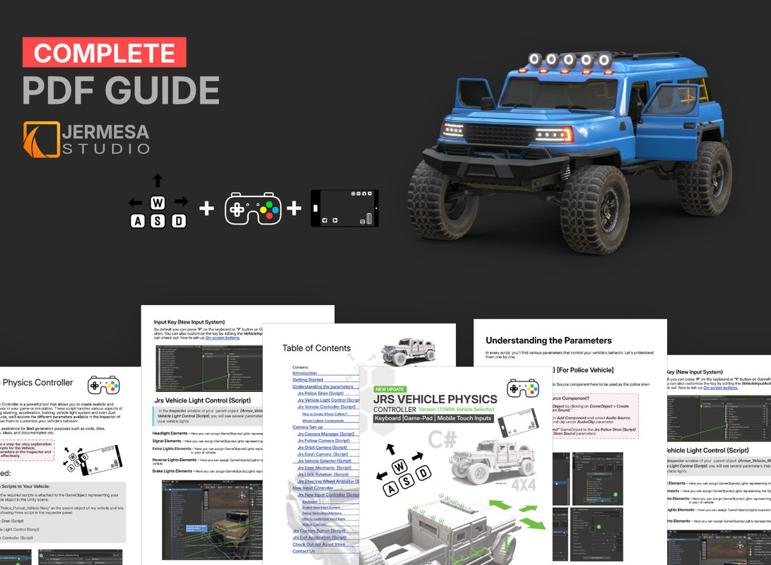 LWB 4x4 - Heavy Duty Off-Road SUV Vehicle Physics