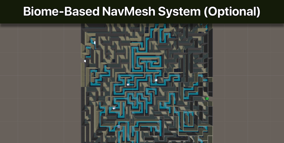 Level Generator Pro Max - Procedural Dungeons, Mazes, NavMesh & Player