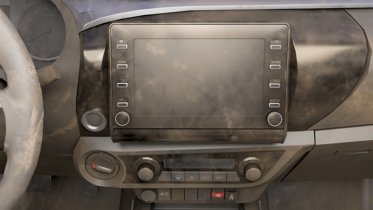 Pickup Truck 04 Brown Dusty URP HDRP Textures